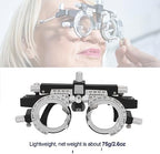 Optical Trial Lens Frame, Adjustable PD Alloy Frame, Lightweight Design for Ophthalmology, School Health Care, Optometry Testing
