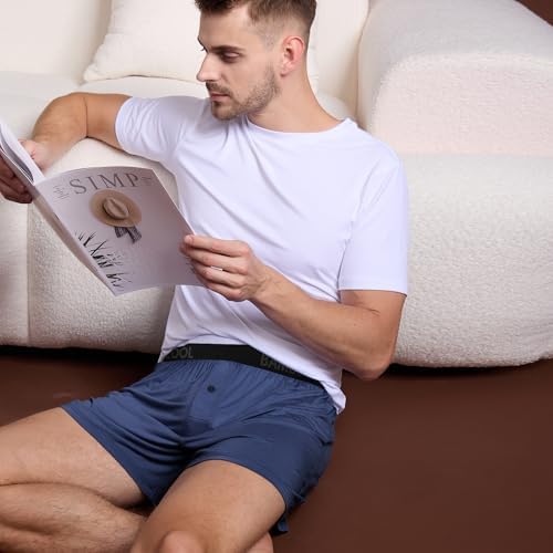 BAMBOO COOL Mens Boxer Shorts Underwear Soft Comfortable Breathable Knit Boxers Short for Men (3 or 5 Pack)