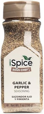 iSpice Garlic Pepper Spices and Seasonings for Cooking, 100% Natural World Flavour Premium Spices(198G - Pack of 1).