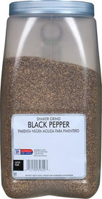 McCormick Culinary Shaker Grind Black Pepper, 5 lb - One 5 Pound Container of Bulk Black Pepper for Restaurant Use, Great on Salads, Meats, Vegetables and More