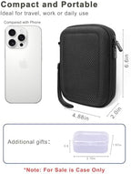 Krypthos Diabetic Supplies Travel Case, Carrying Case for Diabetes Blood Glucose Meter, Portable Diabetes Testing Kit Storage Organizer Bag for Blood Sugar Test Strips, Lancets, Lancing Device-Black
