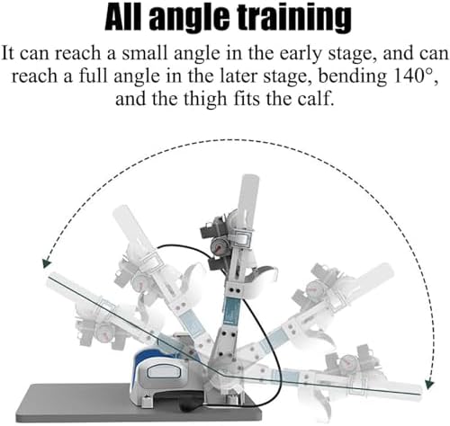 Children's Knee Joint Training Device, Knee Joint Rehabilitation Training Device, -10°-140° Full-Angle Training, Used for Straightening and Bending Exercises After Fracture Surgery