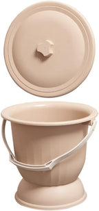 Chamber Pot Bedpan Urine Pots Potty Pee Bucket Urinal Bottle with Lid Portable Spittoon for Kids Adults Elder Home Camping Car Travel S