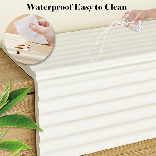 3D Anti-Collision Wall Padding, Wall Padded Panels Self-Adhesive, DIY Peel and Stick on Headboard Panels, for Bedroom, Tatami Brown 15x200cm/5.9x78.7in