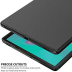 Puxicu Case for Galaxy Tab S5e 10.5 2019 Case, Slim Design Matte TPU Rubber Soft Skin Silicone Protective Cover for Samsung Galaxy Tab S5E 10.5 Inch Model SM-T720/T725/T727 2019 Release Tablet - Black