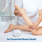 FIT KING Calf Massager for Circulation and Muscle Recovery, Air Compression Device for Calves, Relives Muscle Soreness and Swelling Pain, Helpful for Edema and RLS