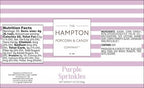 Purple Sprinkles Jimmies 3.17 oz, Sprinkles For Cake Decorating, Cake Sprinkles, Sprinkles For Baking, Ice Cream & More, The Hampton Candy Company