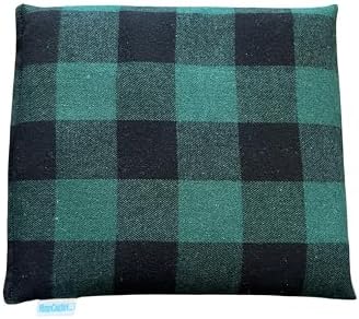 Microwaveable Heating Pad (Dark Green Plaid)