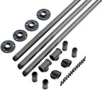 DIYHD 16FT Wall Mount Pipe Handrail for Stairs,Industrial Rustic Black Indoor Deck Hand Rail