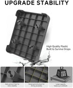 Mobility Step Stool for Adults, Bed Step Stools, 680 LBS Capacity Safety Step Platform, Portable Stair Assist for Cars, Indoor/Outdoor Steps, Black