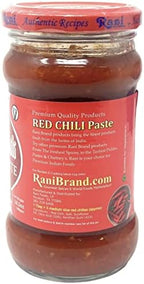 Rani Red Chilli Cooking Paste 10.58oz (300g) Glass Jar ~ Vegan | Gluten Free | NON-GMO | No Colors | Indian Origin
