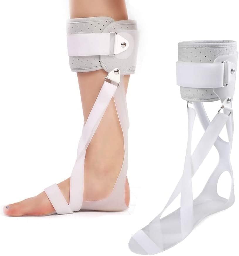 Ankle Foot Orthosis Drop Foot Orthosis Adjustable Ankle Foot Supports Stabiliser For Flaccid Foot Drop And Dorsiflexion Movement(Medium)