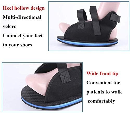 Cast Shoe Foot Fracture Support Open Toe Plaster Cast Boot Post Op Shoe Toe Valgus Surgical Fixed Gypsum Shoe Walking Boot for Foot Injuries Stable Ankle Joints Postoperative Recovery Pain Relief
