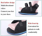 Cast Shoe Foot Fracture Support Open Toe Plaster Cast Boot Post Op Shoe Toe Valgus Surgical Fixed Gypsum Shoe Walking Boot for Foot Injuries Stable Ankle Joints Postoperative Recovery Pain Relief