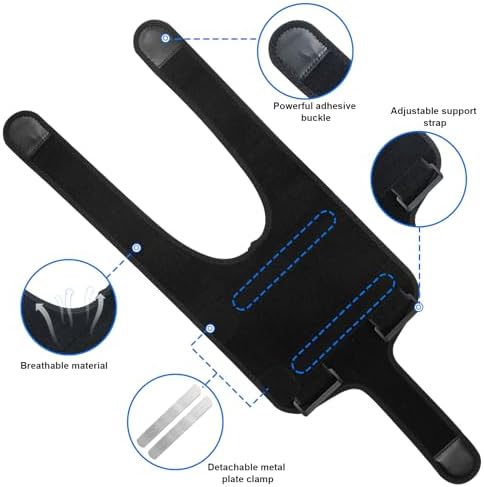 Elbow Brace for Ulnar Nerve Entrapment Splint, Elbow Splint, Cubital Tunnel Brace for Sleeping, Cubital Tunnel Syndrome Adjustable Stabilizer Elbow Support Fits for Men and Women 1 PCS