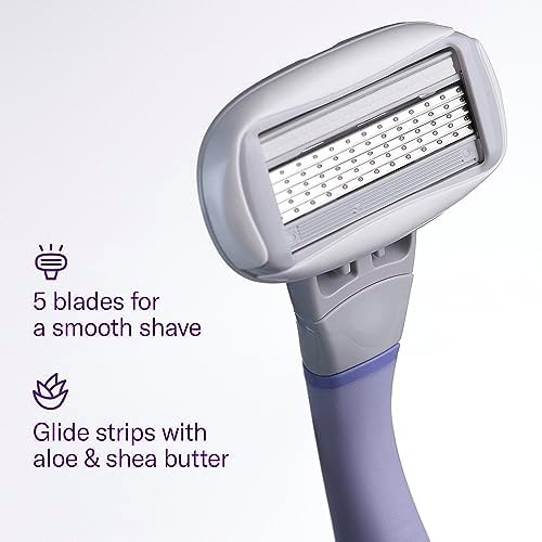 Flamingo Women's Original Razor Blade Refill Cartridges for Women - 10 Count - 5-Blade Shaving Razors for Women