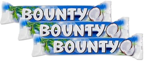 Bounty-Milk Chocolate & Coconut Bar, Twin Pack 57g, Pack of 3