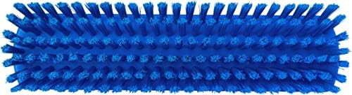 Vikan 70603 Brush,Wall/Floor Scrub,Stiff,12",PP/PBT,Blue