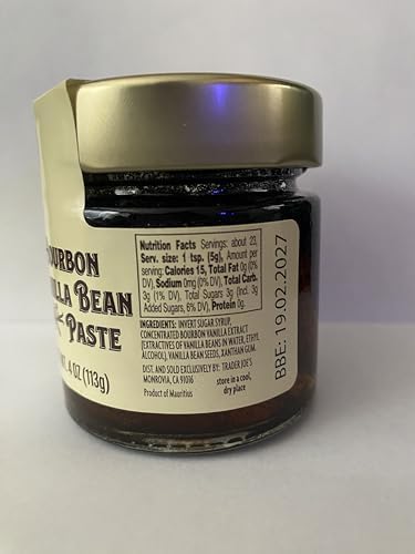 Generic Trader Joes Bourbon Vanilla Bean Paste