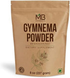 MB Herbals Gymnema Leaf Powder 8 oz 0.5 lb (227 Gram) Meshashringi Powder | Gymnema Sylvestre