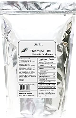 Thiamine HCL Vitamin B1 Pure Powder Energy (50 Grams (1.76 oz))
