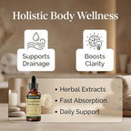 Lymphoria Lymphatic Drainage Drops, Lymphatic System Support, Immune System, Natural Herbal Blends, Vegan & Non-GMO(60ML/2FL.OZ)