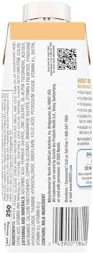 Boost Breeze Nutritional Drink Orange 8 Fl Oz (Pack of 12)