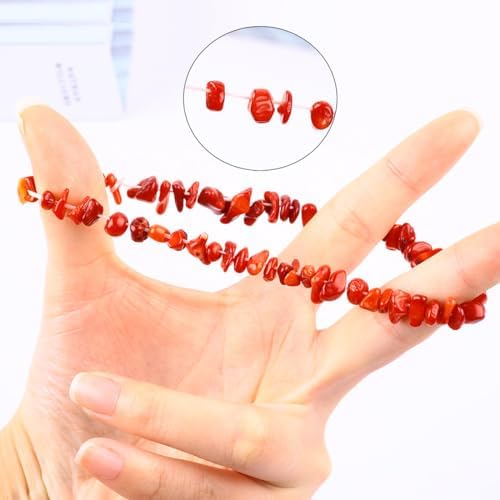 Erliway Crystals Stretch Bracelet Irregular Beads Stretch Bracelet Healing Crystals Chips Bracelet Natural Gemstone Bracelets for Women Jewelry Reiki Meditation