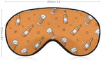 Sleeping Mask for Men & Women,Beer Mug Bottle Foam Block-Out Eye Mask for Sleep with Adjustable Strap, Night Eye Cover for Travel