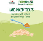Manna Pro Farmhouse Favorites Mini Pig Treats, Baked Snack for Mini and Teacup Pigs, Hand-Mixed, Peanut Butter Flavored, Supports Training and Bonding, Premium Treats for Small Pigs, 3 lb Bag
