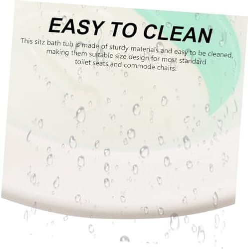 Veemoon Foldable Sitz Bath Basin for Women Postpartum and Care Compact Design for Standard Toilets Easy to Store and Green
