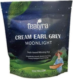 Tealyra - Cream Earl Grey Moonlight | Luxurious Black Loose Leaf Tea | Citrusy Bergamot & French Vanilla Flavor | All Natural Ingredients, 100g (3.5-ounce)