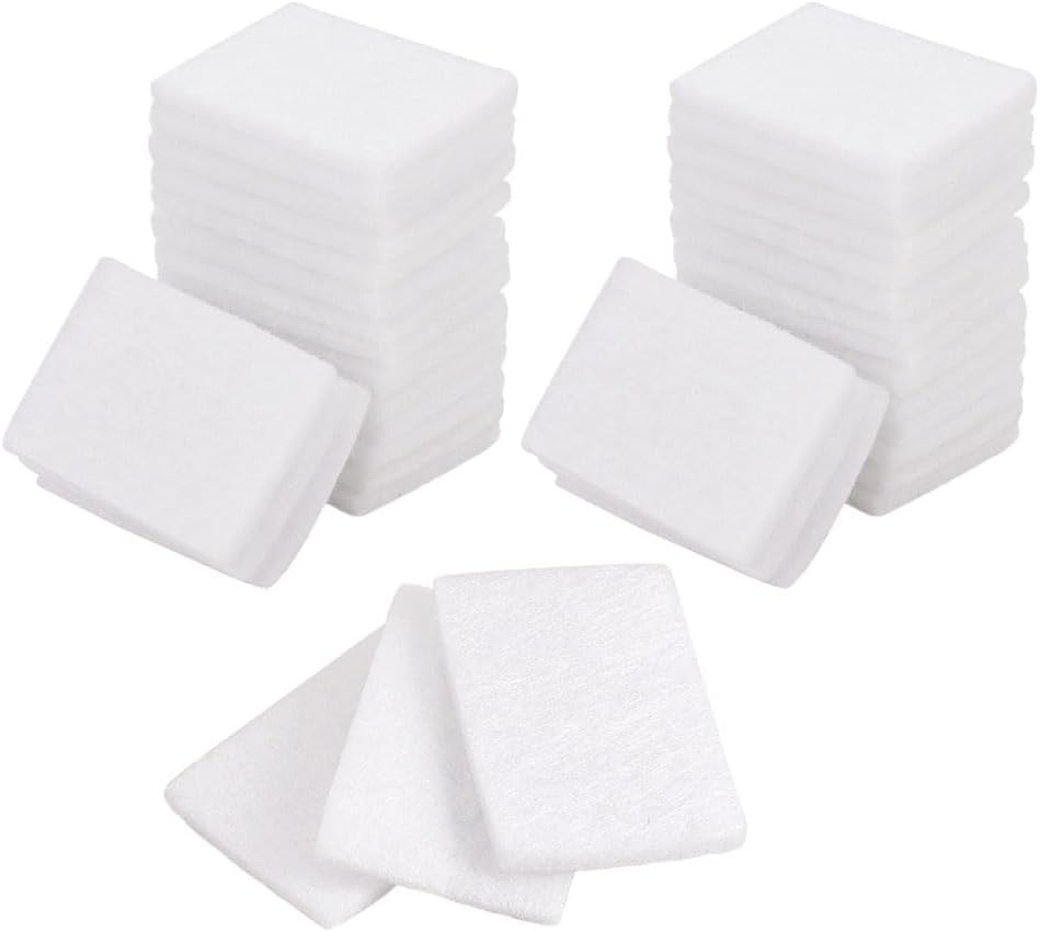 PH PandaHall Unscented Aroma Pads, 50 Pack 1.1x0.8 Aroma Oil Refill Pads Microfibre Perfume Diffuser Pad for Home Electronic Equipment Locket Scent Ball Plug-in Diffuser