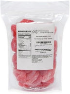 Gift Boutique Valentine Pucker Lips 1 Lb Gummy Lip Candy Assorted 68 Pack Cherry Watermelon Strawberry Flavored Chewy Sugar Sanded Bulk Party Treats