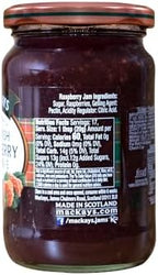 Mackays Scottish Raspberry Preserve Jam 340gm (Pack of 2)| Imported from Scotland | Made with Whole Fruits | Vegan | Gluten-Free | No Artificial Colors or Preservatives