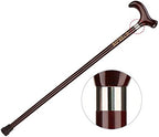 Natural Wood Walking Stick with Rubber Tip, Solid Wood Wooden Canes for Men and Women, 450lb Weight Capacity Affordable Gift,Canes C_34in/87cm