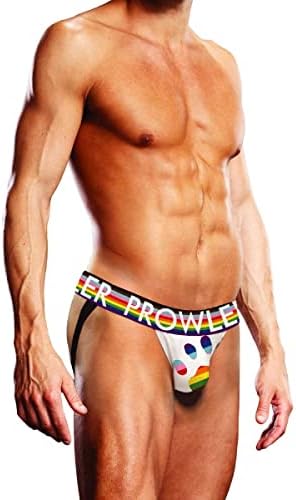 Prowler White Oversized Paw Jock XL - UK Waist Size - 34" - 38" - One Count, White, 34-38