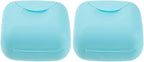 2Pcs Case Plastic Period Storage Case Period Holder Disc Cleaner Diva Carrier for Travel