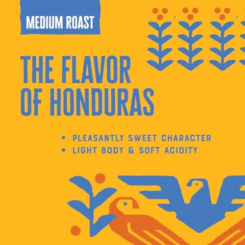 Patria Honduras Medium Roast Ground Coffee, 12oz Bag (Pack of 1)