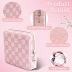 Period Bag for Women Girls | PU Leather Sanitary Napkin Storage Bag | Cute Pads Bags for Period | Discreet Menstrual Pouch for Pads, Tampons, Menstrual Cups | Perfect for Travel & Daily Use
