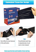 2-3 Gallon Drawstring Trash Bag,Small Garbage Bag Trash Can Liner Suitable for 2 Gallon,2.3 Gallon,2.4 Gallon,2.5 Gallon,2.6 Gallon and 3 Gallon Trash Bin (Black)