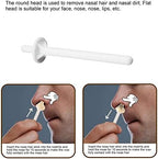 60Pcs Nose Wax Stick Applicator Spatulas Plastic Nose Waxing Strips Nose Clean Eyebrows Nose Hair Removal
