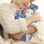 Cute Axolotl Hot Water Bottle with Cover 2L Large Hot Water Bag for Menstrual Cramps, Neck and Shoulder Pain Relief, Hot Cold Therapy, Hand Feet Warmer