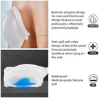Urinals for Men – Wearable External Condom Catheters for Elderly Age 80 Incontinence Male, Urine Collection System Nighttime Spill-Proof with 2 Urine Collection Bags – Men's Urinary Drainage Device