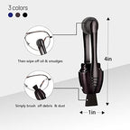 Eye Glasses Cleaner (3pc), Portable Carbon Eyeglass Cleaner, Microfiber Spectacles Mini Sunglasses Brush Soft Brush Cleaning Tool for Lens