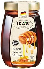 Ika’s Garden Raw Black Forest Honey – 100% Pure, Unfiltered, Gluten-Free – Product of Germany, 17.6 oz (500g) Jar