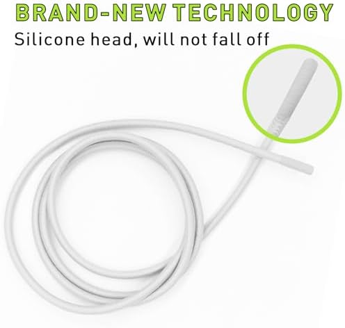 3Pairs Elastic Shoelaces for ON Cloud 5 & 6 Running Shoes, Stretchy Bungee Strings No Tie Replacement Speed Laces