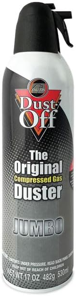 Falcon Safety Dust-Off Jumbo Disposable Dusters-Dust-Off Jumbo Disposable Duster, 17 oz, 2-Pack