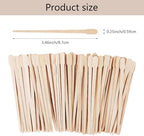 1200 Pcs Wooden Wax Sticks Small Wax Spatulas Applicator Wood Craft Sticks for Body Hair Eyebrow Lip Nose Brow Removal