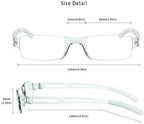 LifeArt 2/4 Pairs Reading Glasses, Blue Light Blocking Glasses, Computer Glasses for Men and Women, Rectangle Eyewear Frame